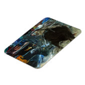 ロデオブルライドエンディング抽象芸術印象派 マグネット (左側)