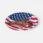 ロデオブロンクライド紙プレート ペーパープレート (アングル)