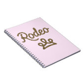 ロデオプリンセスカントリーウエスタンティアラクラウン ノートブック (右側)