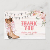 ロデオボウコケットサンキューカード エンクロージャーカード (正面)