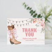 ロデオボウコケットサンキューカード エンクロージャーカード (スタンド正面)