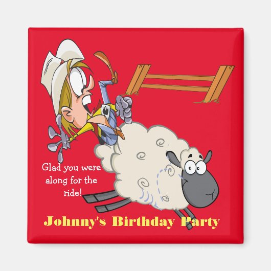 ロデオマットンブスティンキッドマグネット マグネット (正面)