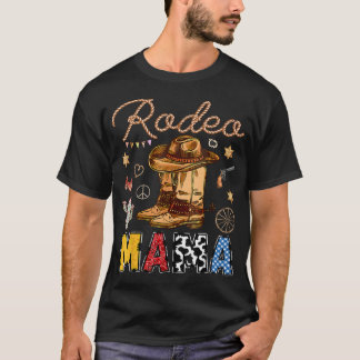 ロデオママカウボーイおそろいバースデーウエスタン Tシャツ