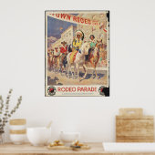 ロデオモンタナヴィンテージトラベルポスターアドレトロプリント ポスター (キッチン)