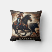 ロデオライダーキャスティングブルアット夕べイベント クッション (正面)