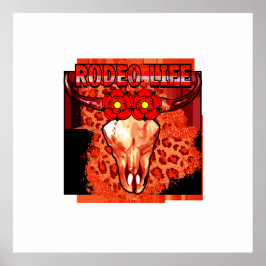 ロデオライフTシャツクラシック ポスター
