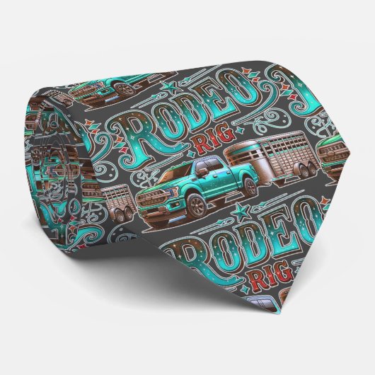 ロデオリグトラック及びトレーラー ネクタイ (ロール)