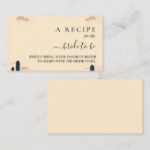 ロデオレトロホース素朴ウェスタンブライダルシャワー エンクロージャーカード (正面/裏面)