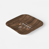 ロデオワイルドウエストラスティックウェスタンカウボーイ誕生日 ペーパープレート (傾斜あり)