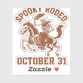 ロデオ不気味ハロウィーン10月31日 シール (シート)