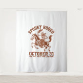 ロデオ不気味ハロウィーン10月31日 タペストリー (正面)