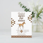 ロデオ南西部カウボーイホースの予算の招待 (スタンド正面)