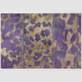 ロデオ女性のカーボーイグラムパープルヒョウ 薄葉紙 (正面)