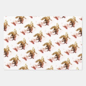 ロデオ女性のカーボーイ（C.M.ラッセル） ラッピングペーパーシート (正面3)