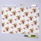 ロデオ女性のカーボーイ（C.M.ラッセル） 薄葉紙 (クラフト)