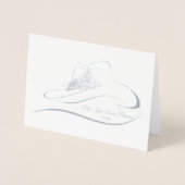 ロデオ恋しく思ページャントクラウンフォイルクラウンノートカード 箔カード (正面)