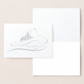 ロデオ恋しく思ページャントクラウンフォイルクラウンノートカード 箔カード (ディスプレー)