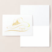 ロデオ恋しく思ページャントクラウンフォイルクラウンノートカード 箔カード (ディスプレー)