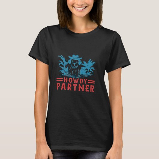 ロデオ準備万端 - カウボーイ・ウィーニー・ダ Tシャツ (正面)