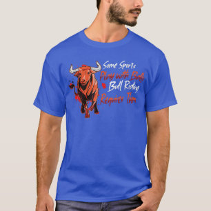 ロデオ牛乗馬家畜ショー農家牛 Tシャツ