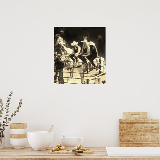 ロデオ美しい ポスター (キッチン)