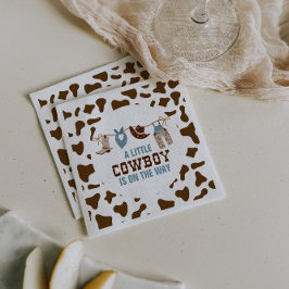 ロデオ西カウボーイ赤ちゃんシャワー スタンダードカクテルナプキン