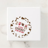 ロデオ西カウボーイ赤ちゃんシャワー フェイバータグ (インサイチュ)