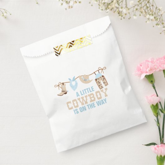 ロデオ西カウボーイ赤ちゃんシャワー フェイバーバッグ (封をした状態)