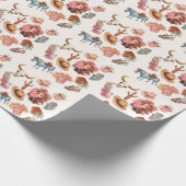 ロデオ誕生日テーマパーティーウィルドウェスト ラッピングペーパー (角)