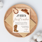 ロデオ誕生日パーティーへの招待 招待状