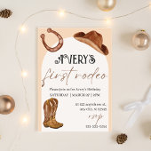 ロデオ誕生日パーティーへの招待 招待状