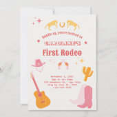 ロデオ誕生日 招待状 (正面)