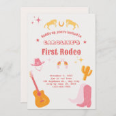 ロデオ誕生日 招待状 (正面/裏面)