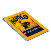 ロデオ野菜ラベルサリナス（カリフォルニア州） ノートブック (右側)