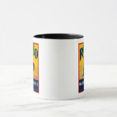 ロデオ野菜ラベルサリナス(カリフォルニア州) マグカップ (中央)