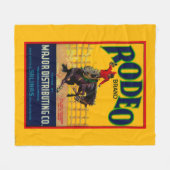 ロデオ野菜LabelSalinas、カリフォルニア フリースブランケット (正面(横))