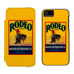 ロデオ野菜LabelSalinas、カリフォルニア iPhone SE/5/5sウォレットケース