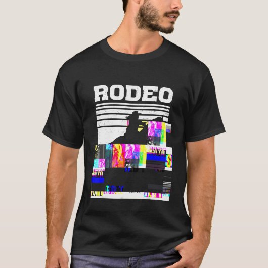 ロデオ馬好き馬術馬 Tシャツ (正面)