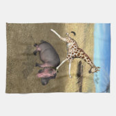 ロデオ・ヒッポ キッチンタオル (横)