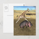 ロデオ・ヒッポ ポストカード (正面/裏面)