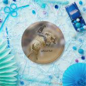 ロデオ・ブルライディング ペーパープレート (パーティー)