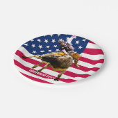 ロデオ・ブルライディング ペーパープレート (アングル)