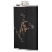 ロデオ・ブル・ライダー・オン・ザ・ロングホーン フラスク (左)