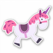 ロデオ・ユニコーンカスタムのビニールカット・シール シール (正面)