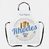 ロデギリシャヴィンテージアイランドエーゲアン土産 エプロン (正面)