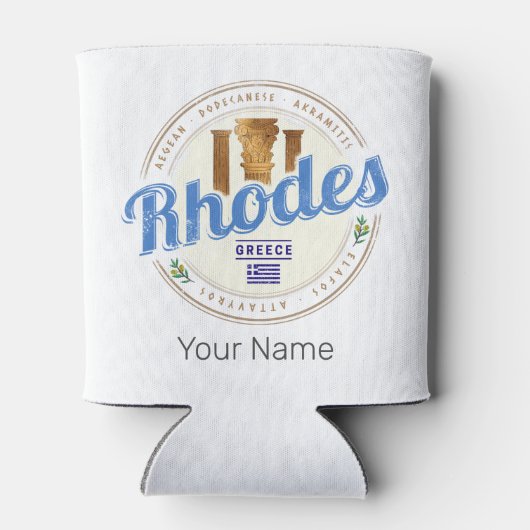 ロデギリシャヴィンテージアイランドエーゲアン土産 缶クーラー (裏面)