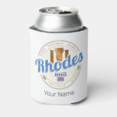 ロデギリシャヴィンテージアイランドエーゲアン土産 缶クーラー (缶裏面)