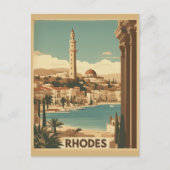 ロデギリシャ – ロデスアイランドギリシャ旅行 ポストカード (正面)