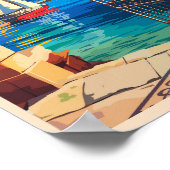 ロデスペリシャトラベルアートヴィンテージ ポスター (角)