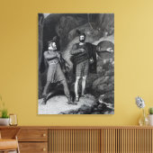 ロデリック・ドゥとクランスマン キャンバスプリント (インサイチュ (リビング))